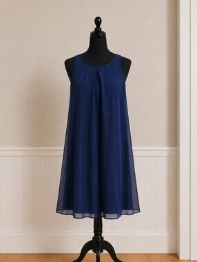 By & By Blue Sleeveless Dress